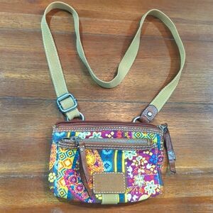 FOSSIL Paisley Boho crossbody bag